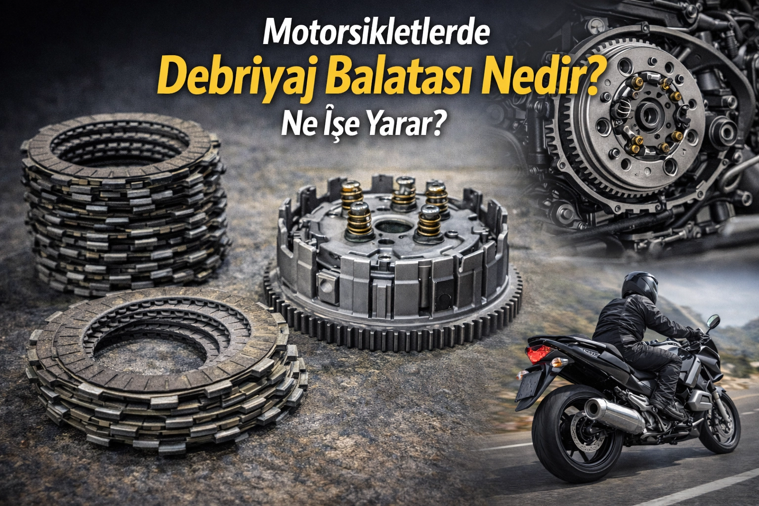 Motorsikletlerde Debriyaj Balatası Nedir? Ne İşe Yarar?