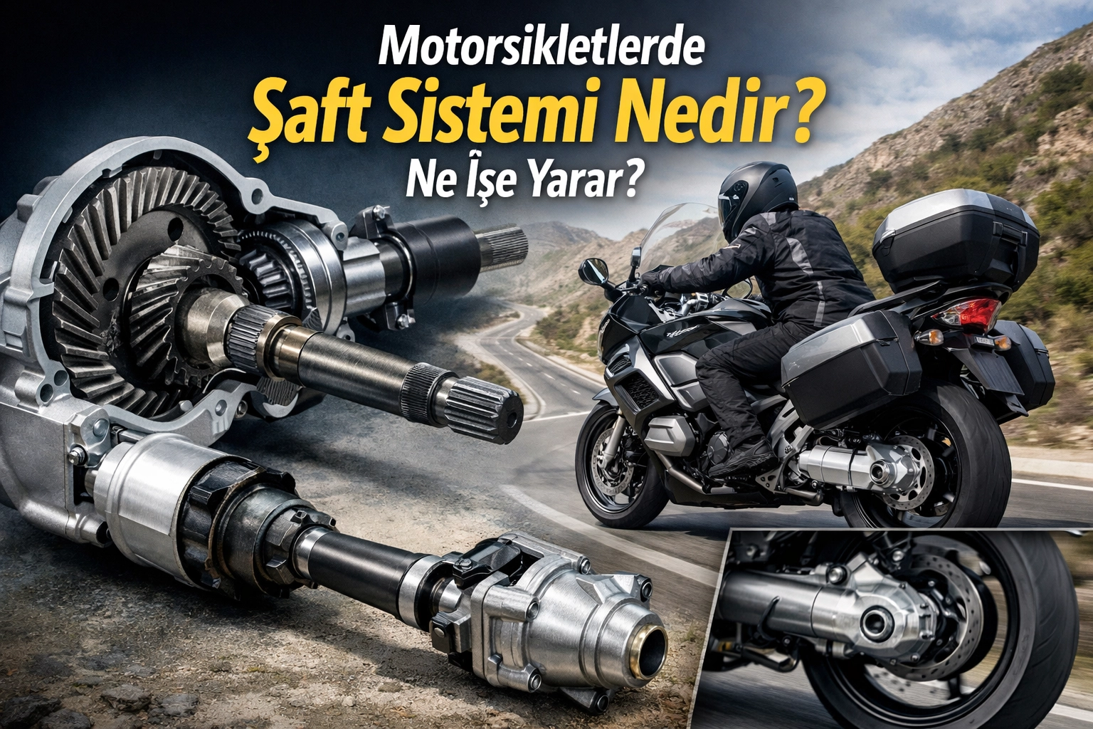 Motorsikletlerde Şaft Sistemi Nedir? Ne İşe Yarar?