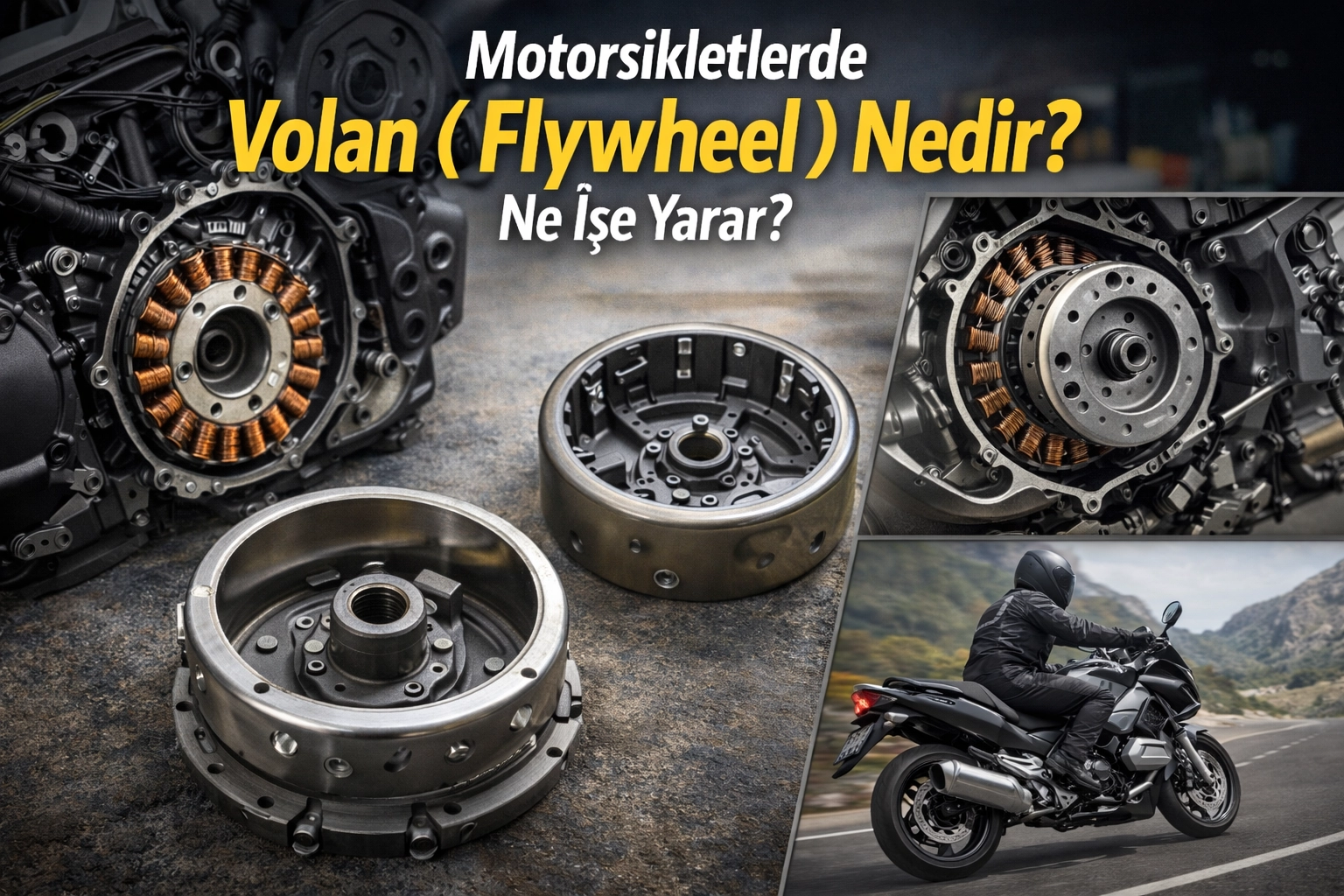Motorsikletlerde Volan ( Flywheel ) Nedir? Ne İşe Yarar?